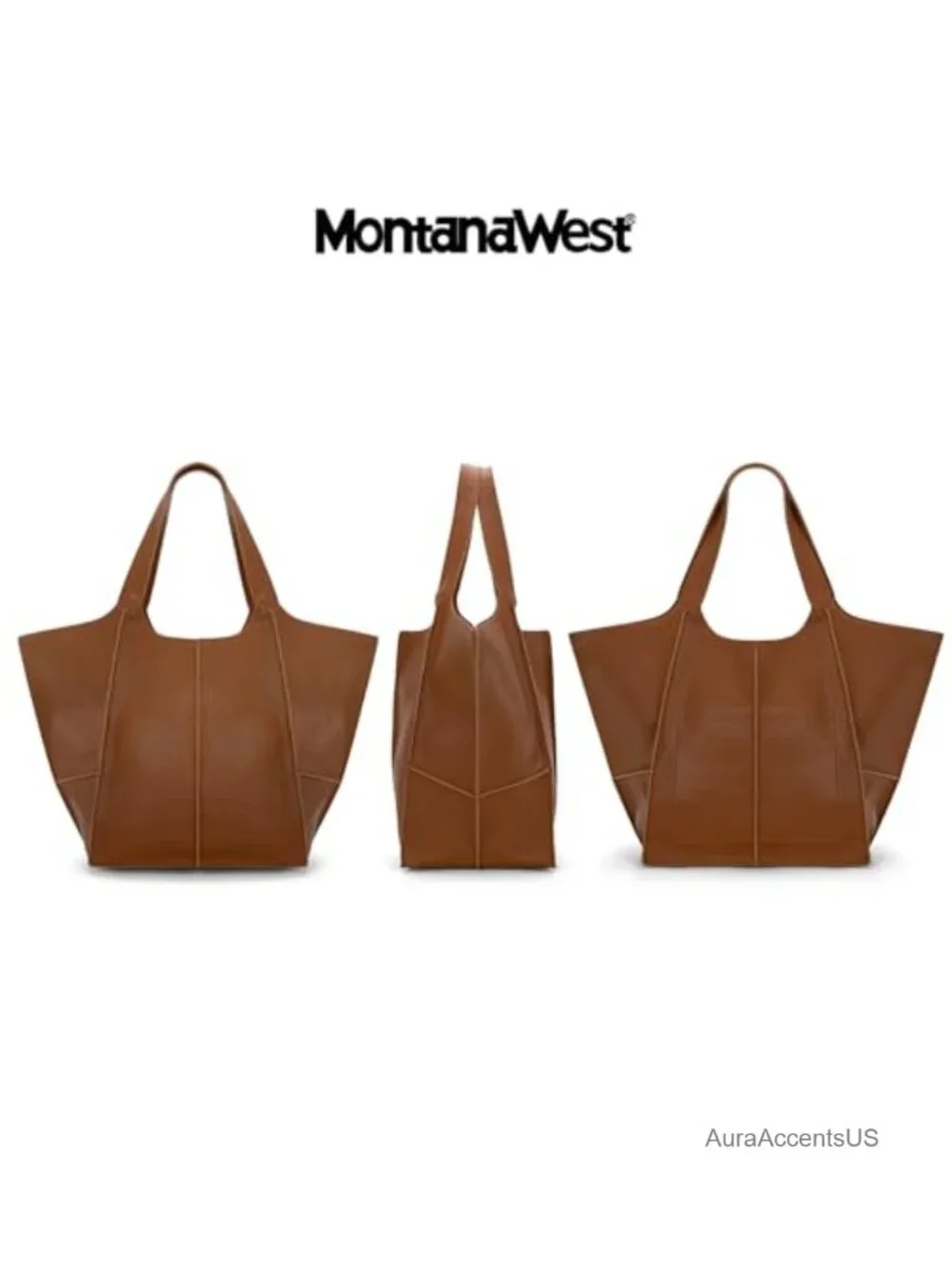 Large Vegan Leather Hobo Tote Bag for Women, Slouchy Shoulder Handbag